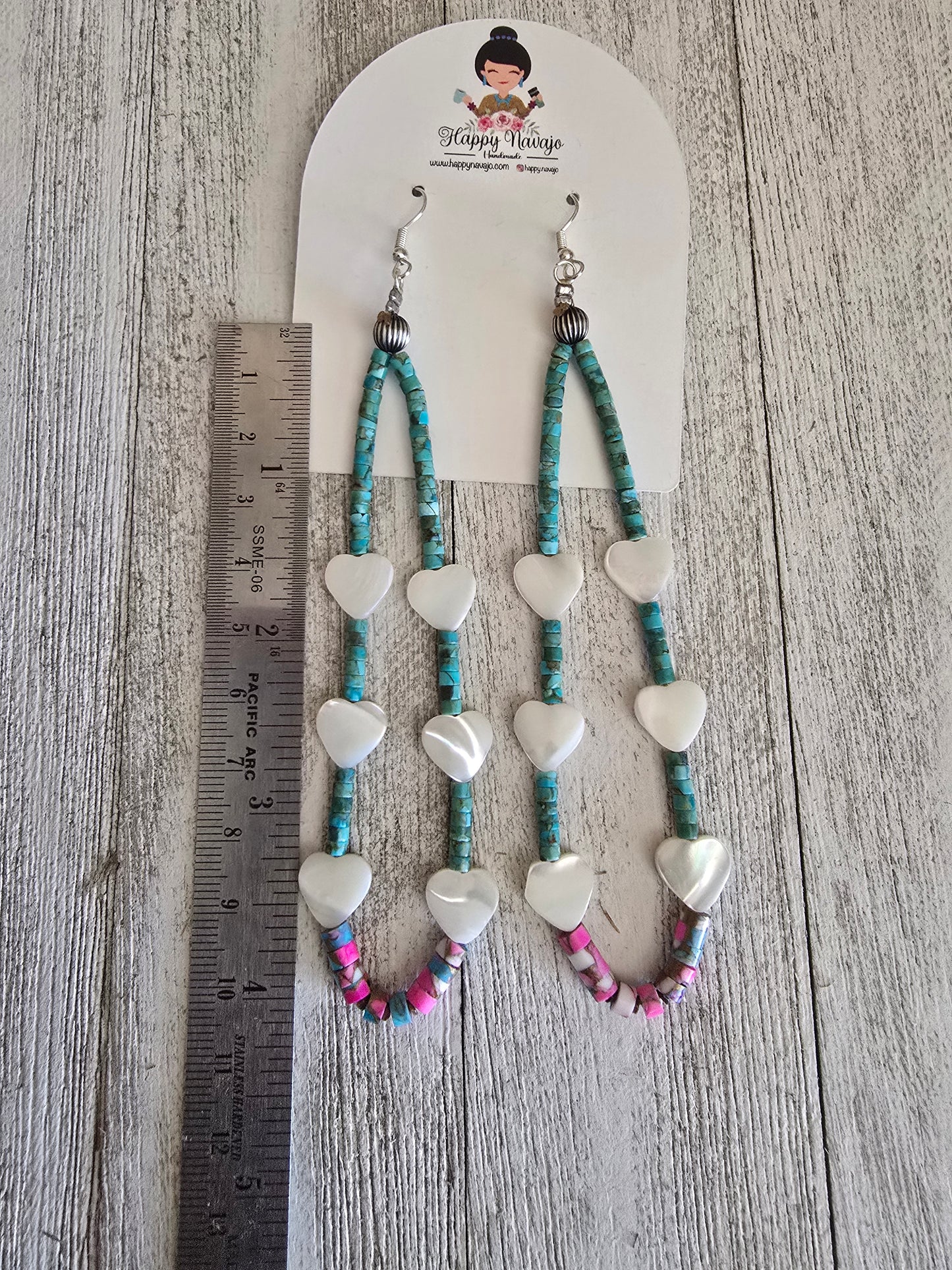 XL Natural Turquoise earring
