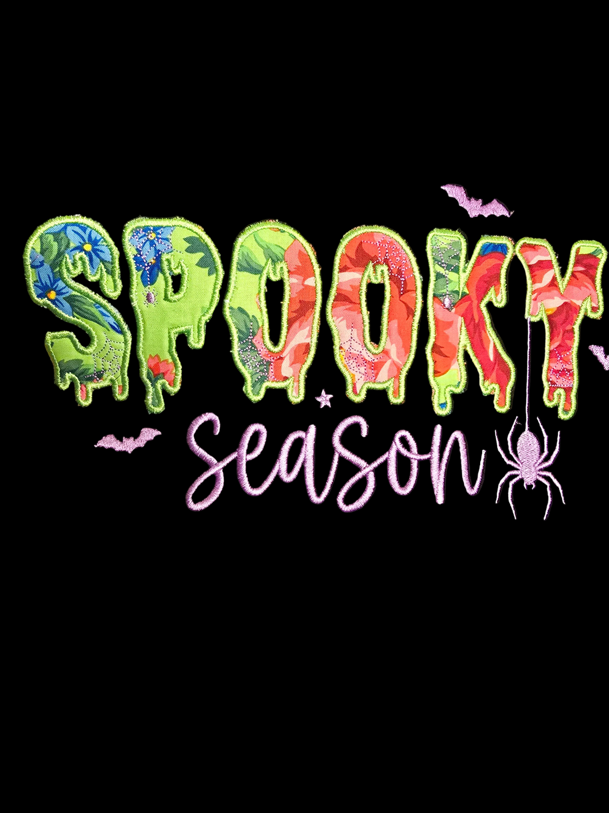 Spooky Season embroidered sweater