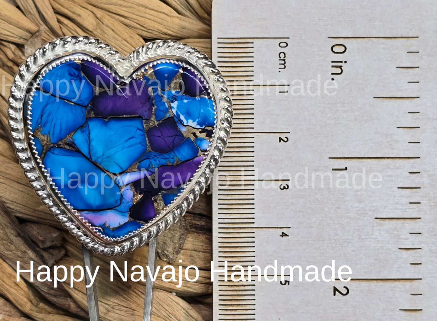 **Mohave Purple Blue Adjustable Ring