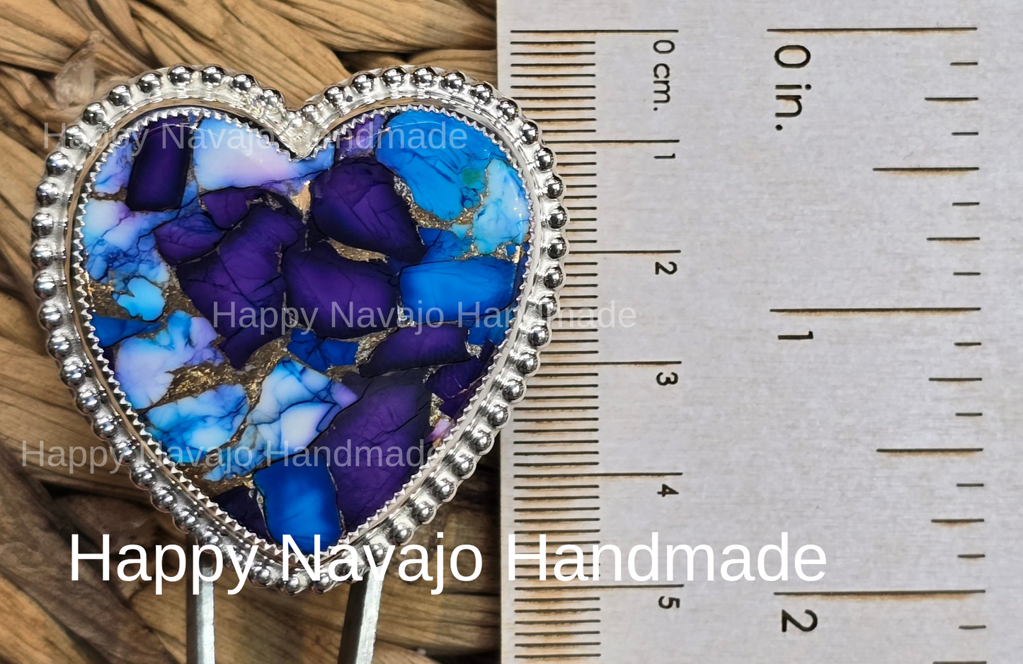 **Mohave Purple Blue Adjustable Ring