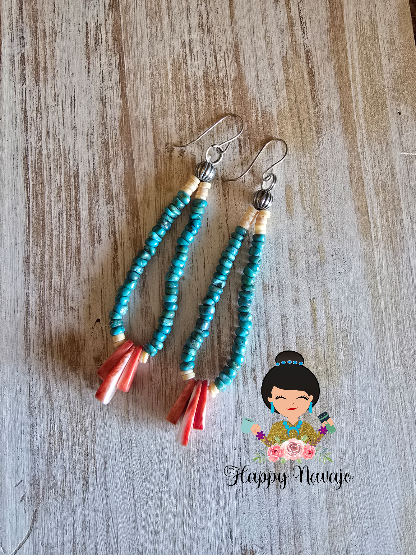 Jaałtool Turquoise earrings