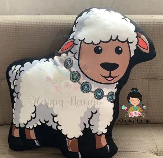 Happy Navajo Sheep Pillow