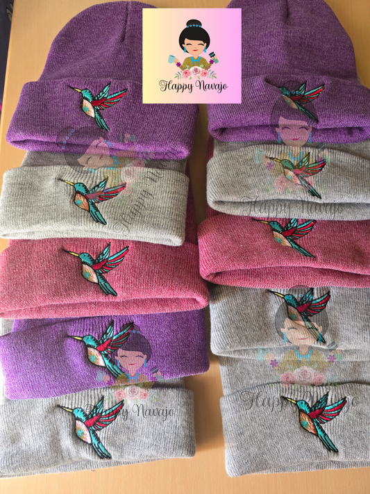 Hummingbird beanies