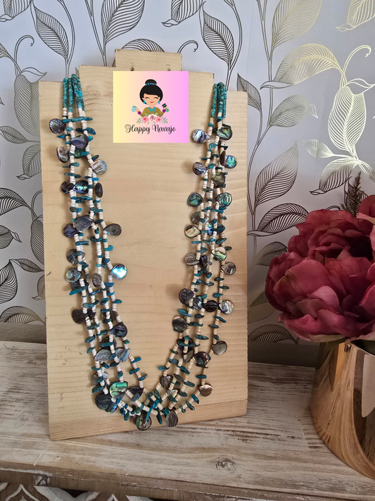 Abalone and Turquoise necklace