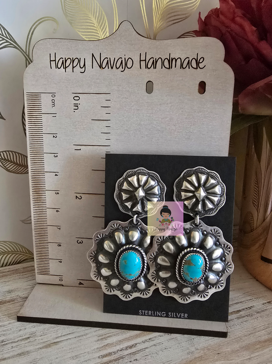 Large Concho earrings