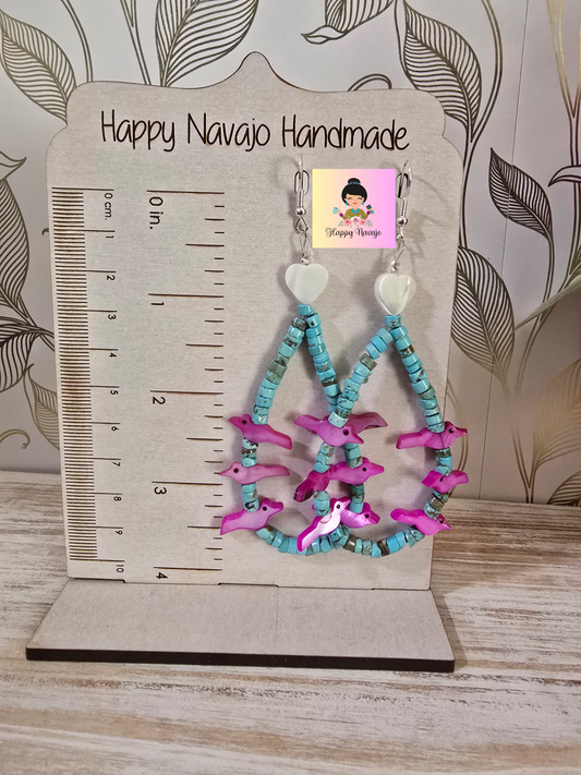 Long dangle earrings