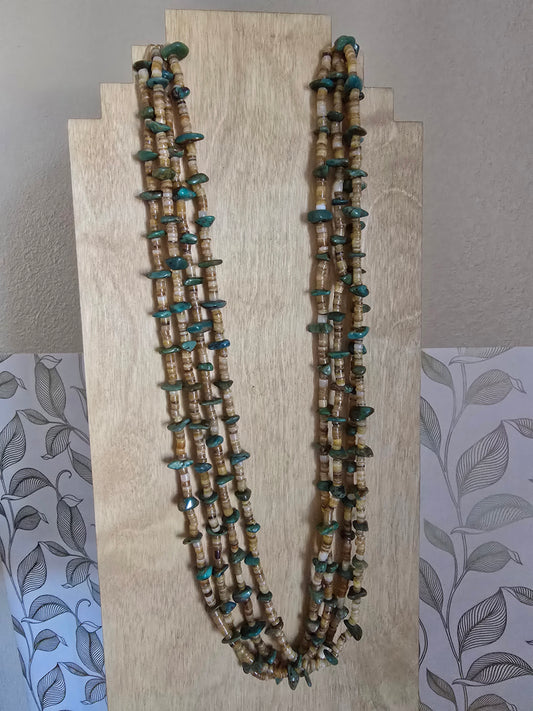 Yellow Pen Shell Necklace