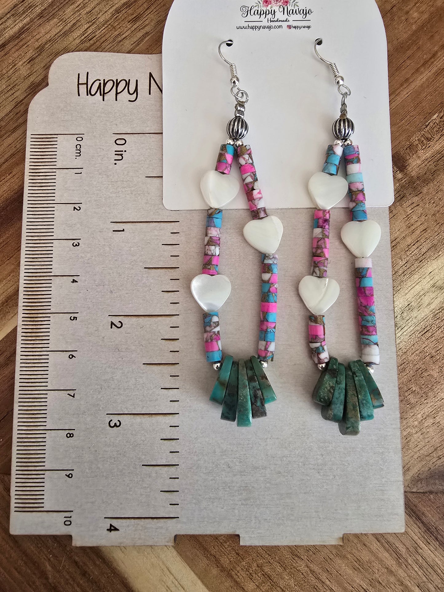 Cotton Candy Turquoise earrings