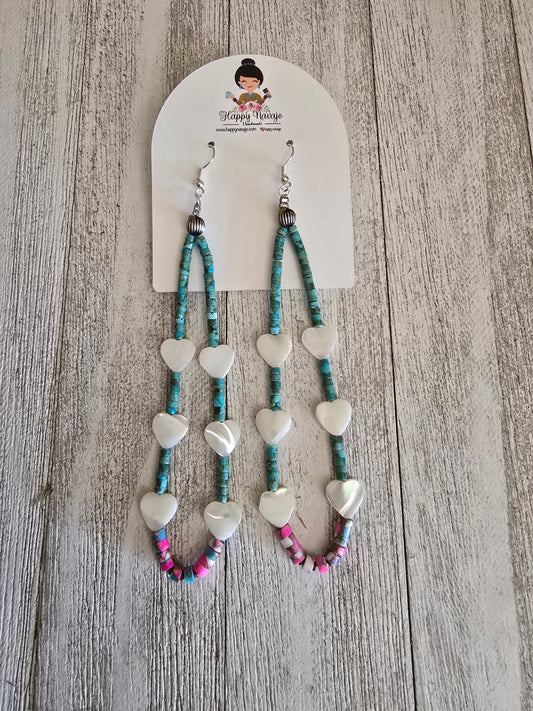 XL Natural Turquoise earring