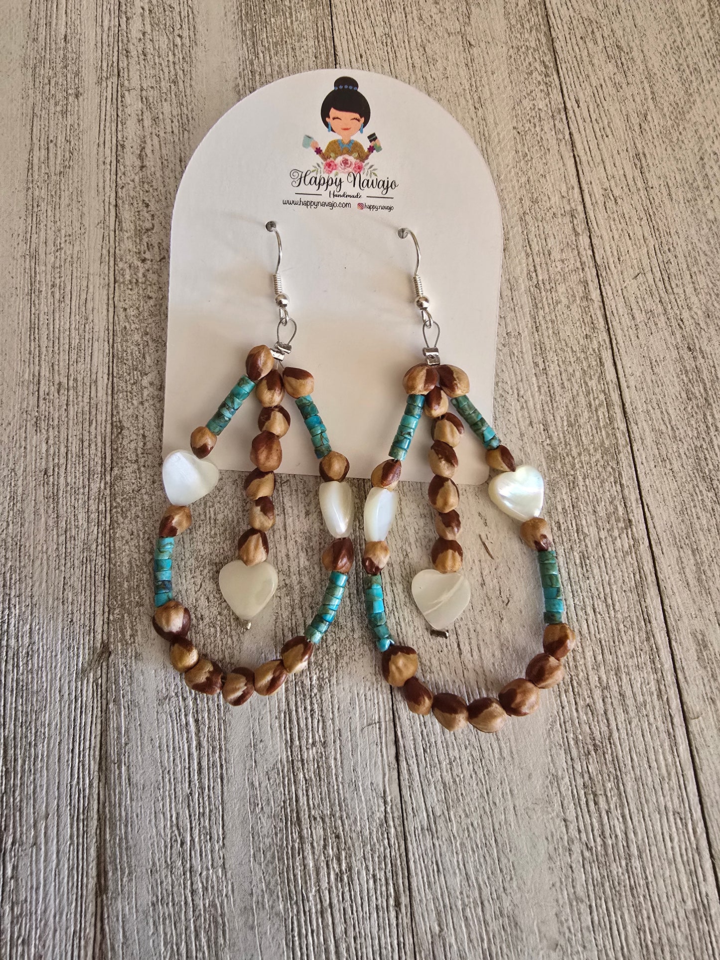 Juniper bead earring