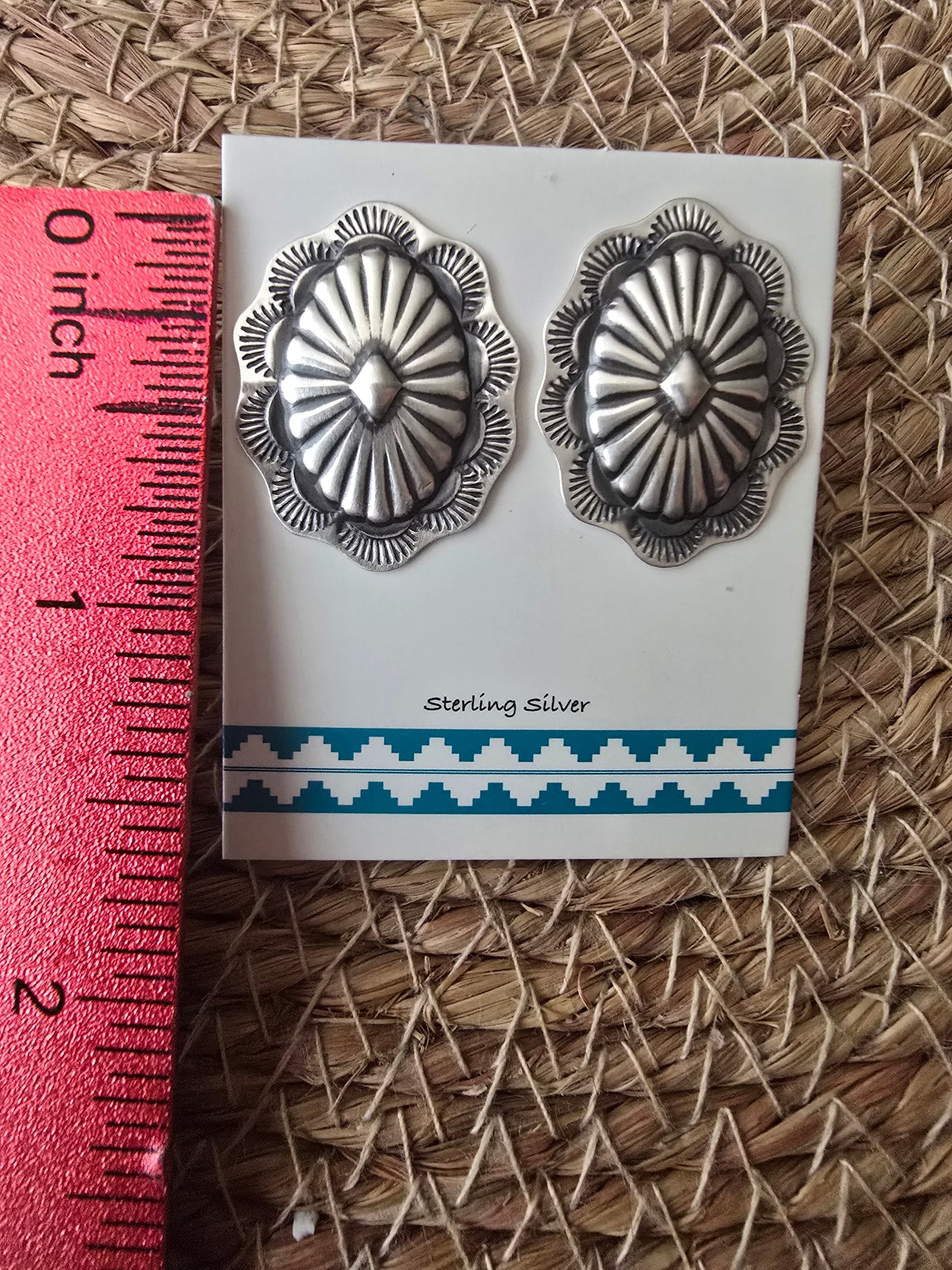 Sterling Silver conch earrings