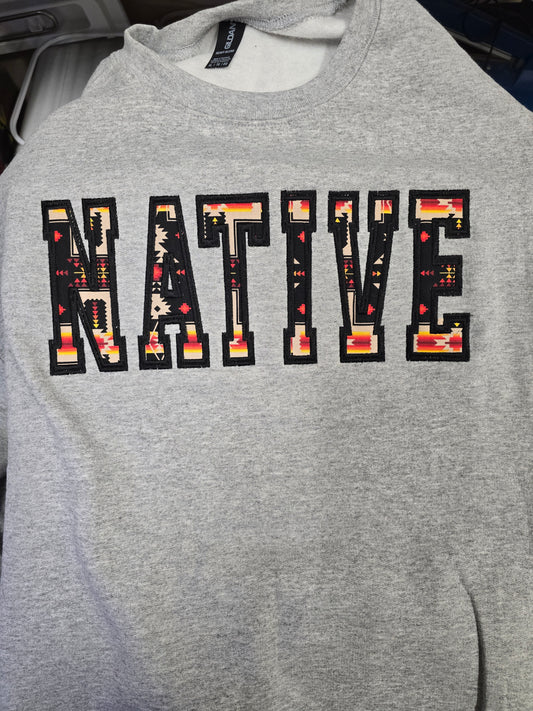 NATIVE embroidered sweater