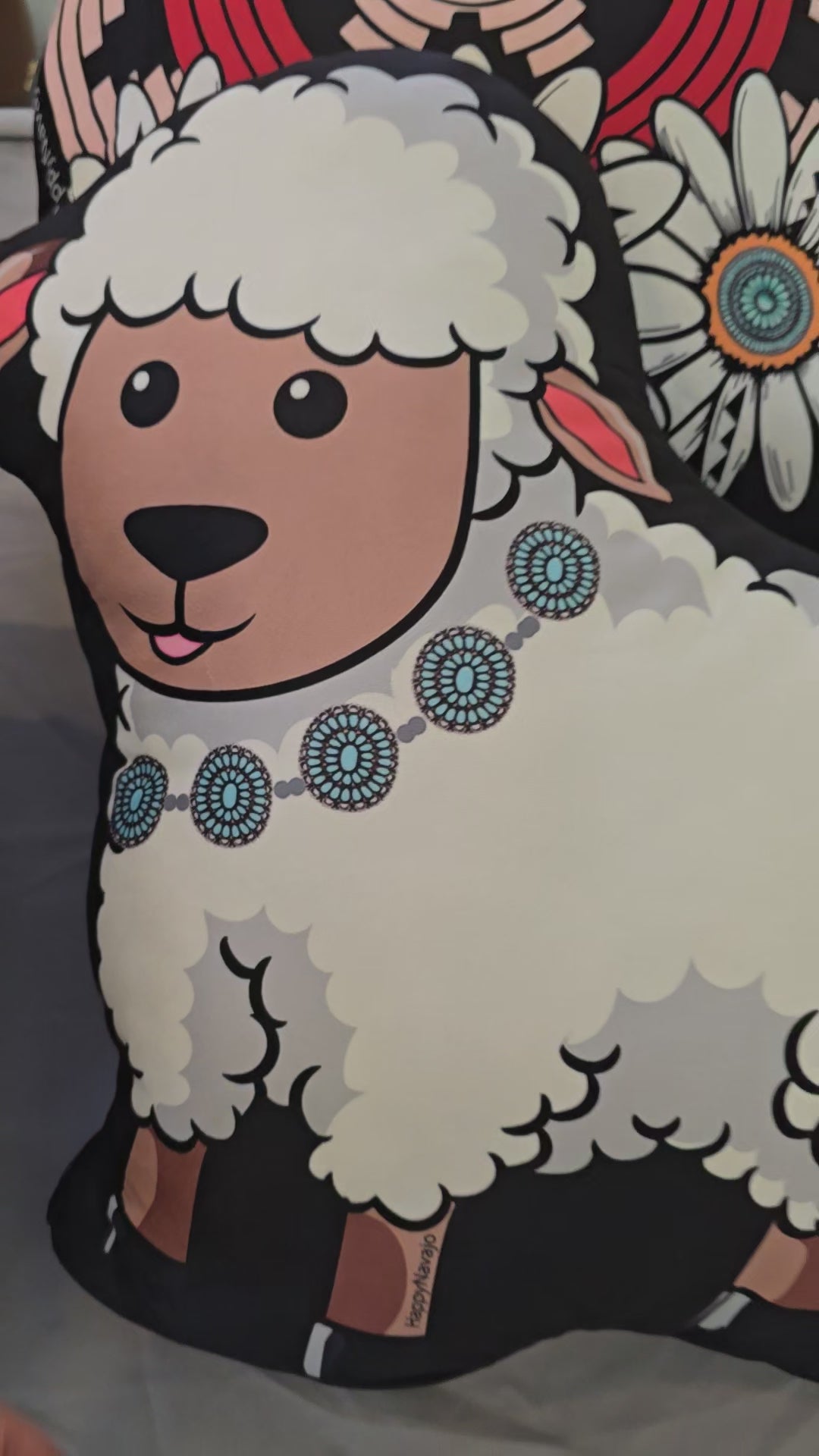 Happy Navajo Designed Pillow